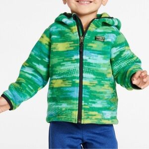 LL Bean Kids Mountain Classic Fleece Full Zip Up Hoodie Outerwear Warm Boys S 8